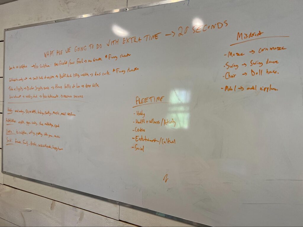 Fishbowl ideation session for the OpenText Aviator scripts