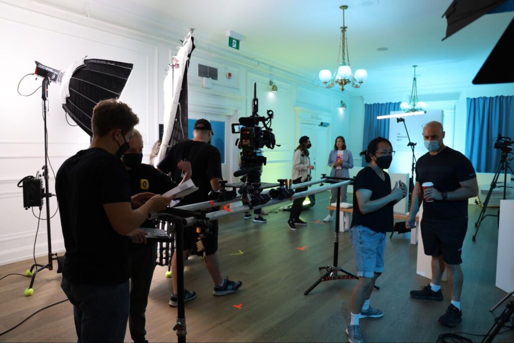 Pre-light day on the NFT set