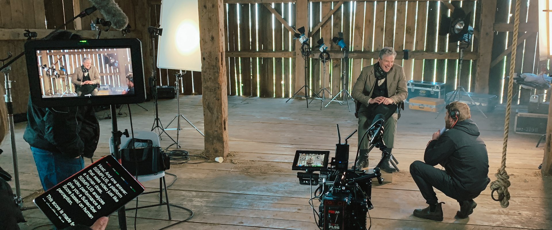 One barn, one window of light, one interview