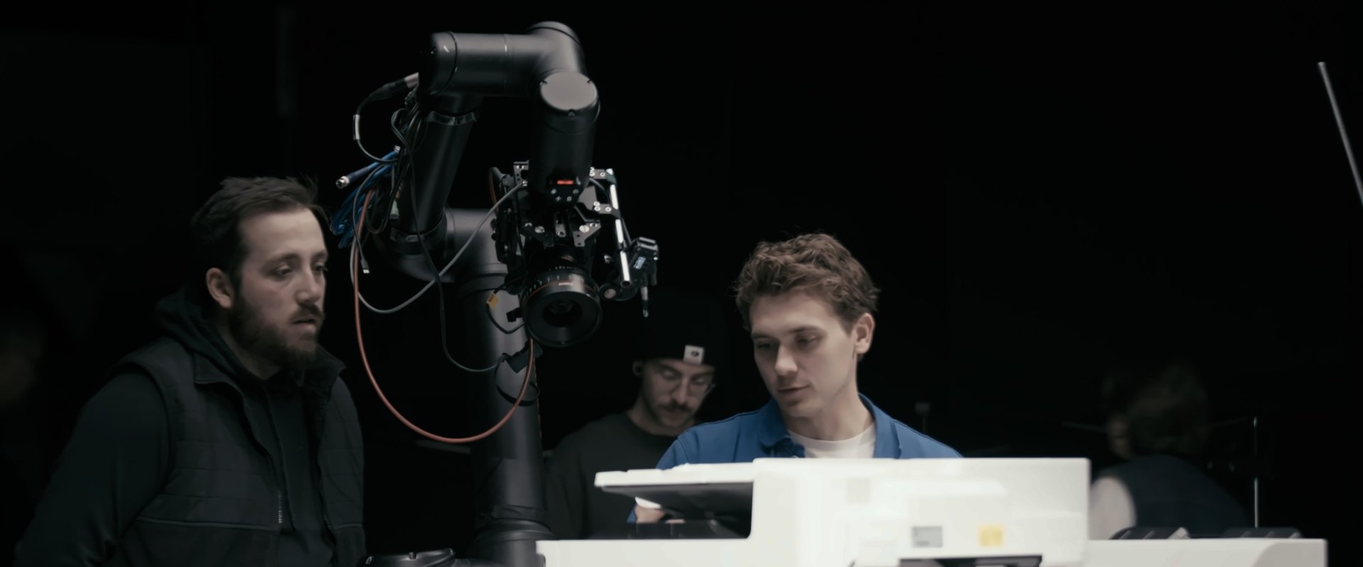 Lining up the Cinebot for Canon imageFORCE